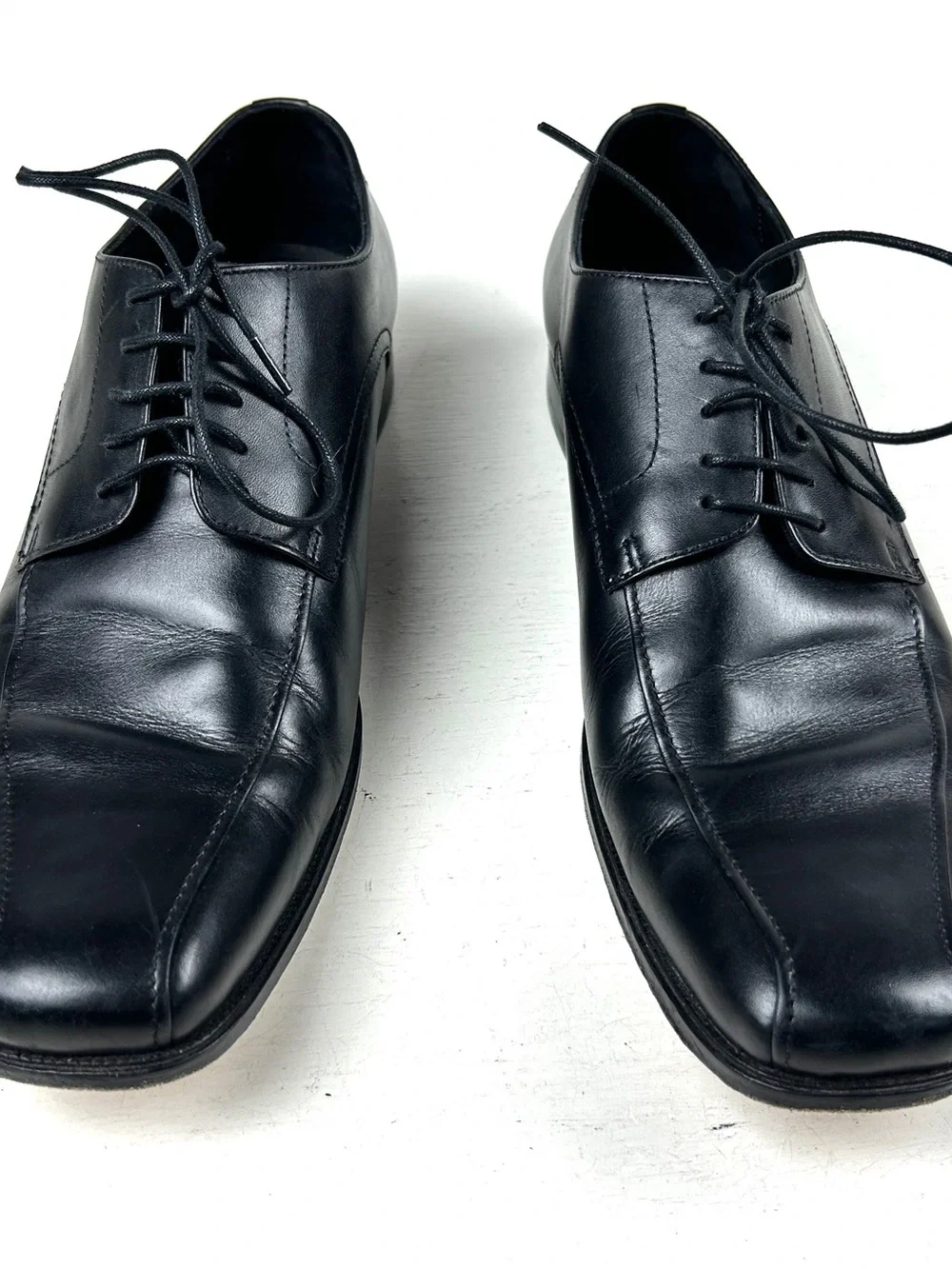 Hugo Boss Shoes Mens Size 10.5 Black Leather Dress 50170910